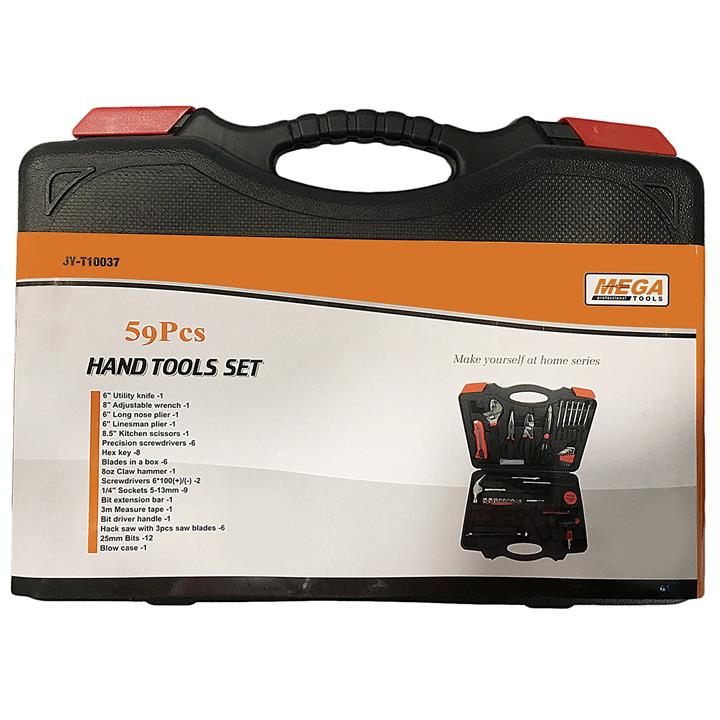 مجموعه 59 عددی ابزار مگا تولز مدل JY-T10037 Mega tools JY-T10037 Tools Set 59PCS